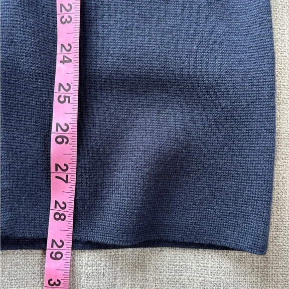 J. Crew Wool Blend Navy Sweater Blazer Coatigan Classic Preppy Career Small - Picture 6 of 10